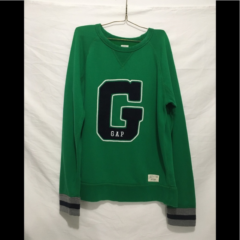 KID’s GREEN GAP CREWNECK SIZE XXLARGE
